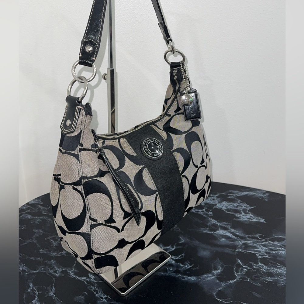Signature Black and Gray Women's Bag - Picture 2 of 16